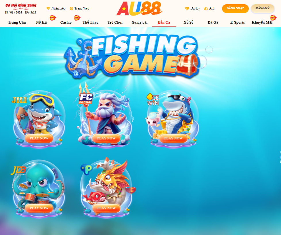 AU88 – NHÀ CÁI UY TÍN HÀNG ĐẦU, AU 88 LINK TRUY CẬP MỚI NHẤT 2026 25 Tại sảnh bắn cá Online bạn có thể trải nghiệm đa dạng các bộ môn giải trí để kiếm tiền Online